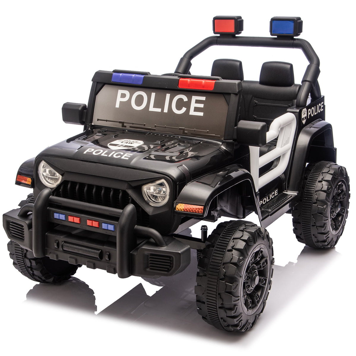 Arnahaishe 12V Electric Jeep Ride On Car with Parent Remote Control, Dual Drive, Bluetooth and MP3, Riding Toy Gift for Kids Aged 2-4