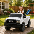 Arnahaishe 12V Electric Ride On Car Toys with Parents Control, 3-speed Adjustment,Bluetooth and Music, Gift Pickup For Kids Aged 3-5
