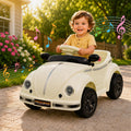 Arnahaishe 12V Kids Ride On Car Toy with Parental Remote Control, USB and Bluetooth, Gift for Kids Aged 2-4