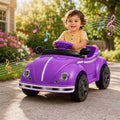 Arnahaishe 12V Kids Ride On Car Toy with Parental Remote Control, USB and Bluetooth, Gift for Kids Aged 2-4