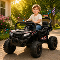 Arnahaishe 12V Electric Ride On Car Toy with Parents Control, Bluetooth and MP3, Gift For Aged 1-3
