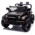 Arnahaishe 24V Electric Jeep Kids Ride On Car w/Parents Remote Control, 4-Wheel Suspension, 2WD, Power Display, Bluetooth MP3, LED Headlights for Ages 2-5